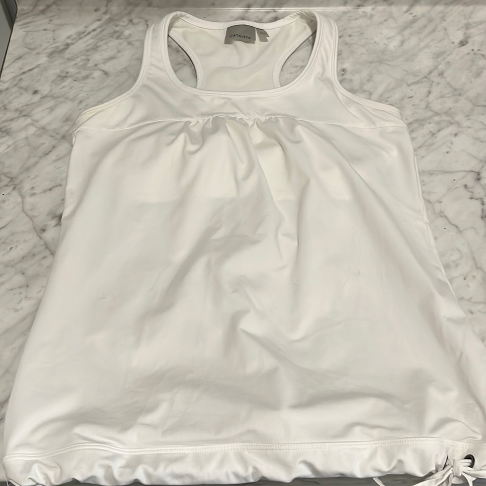 Athleta Tinker Blouson Racerback workout  Tank Top